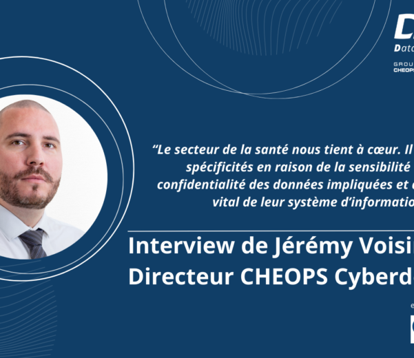 L’interview de Jérémy Voisin, Directeur CHEOPS Cyberdéfense A l’occasion de la 6ème E-Rencontre d’Affaires franco-suisse dédiée au secteur Hospitalier, la CCIFS (Chambre de Commerce et d’Industrie France-Suisse) a interviewé Jérémy.