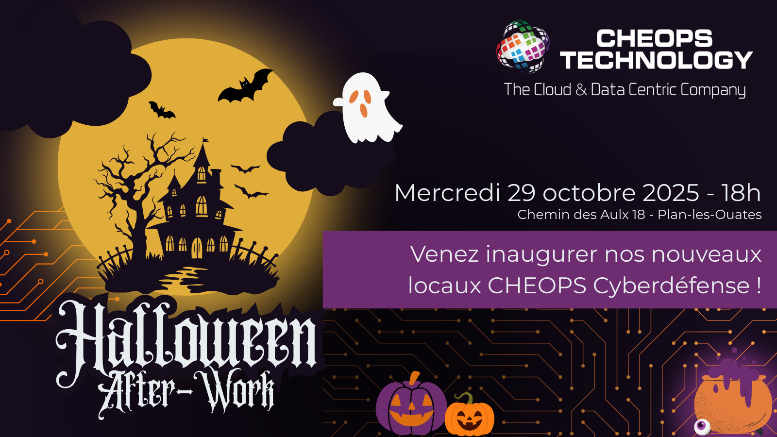 Afterwork Halloween – Inauguration des nouveaux bureaux Cybersécurité